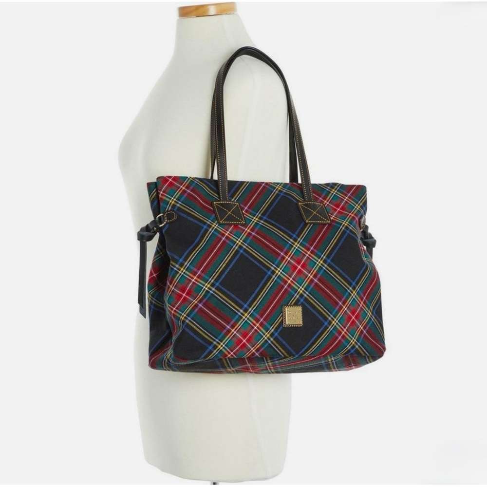 DOONEY & BOURKE, Women's Tartan Victoria Leather Tote Bag - Picture 3 of 16